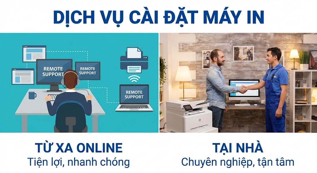Dịch Vụ Cài Máy In Qua Mạng Online Từ Xa Dịch Vụ Cài Máy In Qua Mạng Online Từ Xa