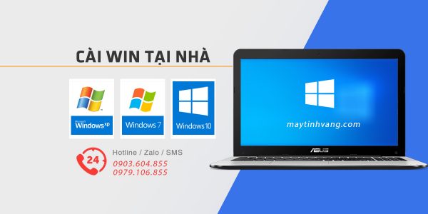 Dịch vụ cài win tại nhà HCM nhanh - Cài phần mềm miễn phí