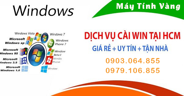Dịch vụ cài win quận Tân Bình tại nhà hiện đang được nhiều người sử dụng hiện nay