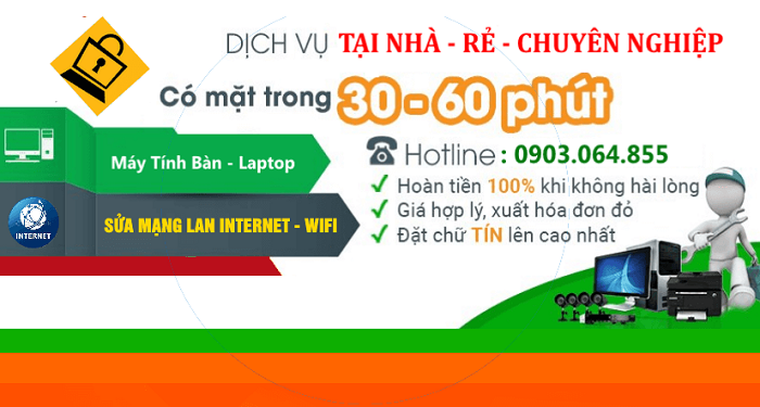 Máy Tính Vàng là địa chỉ sửa mạng tại nhà được nhiều khách hàng lựa chọn