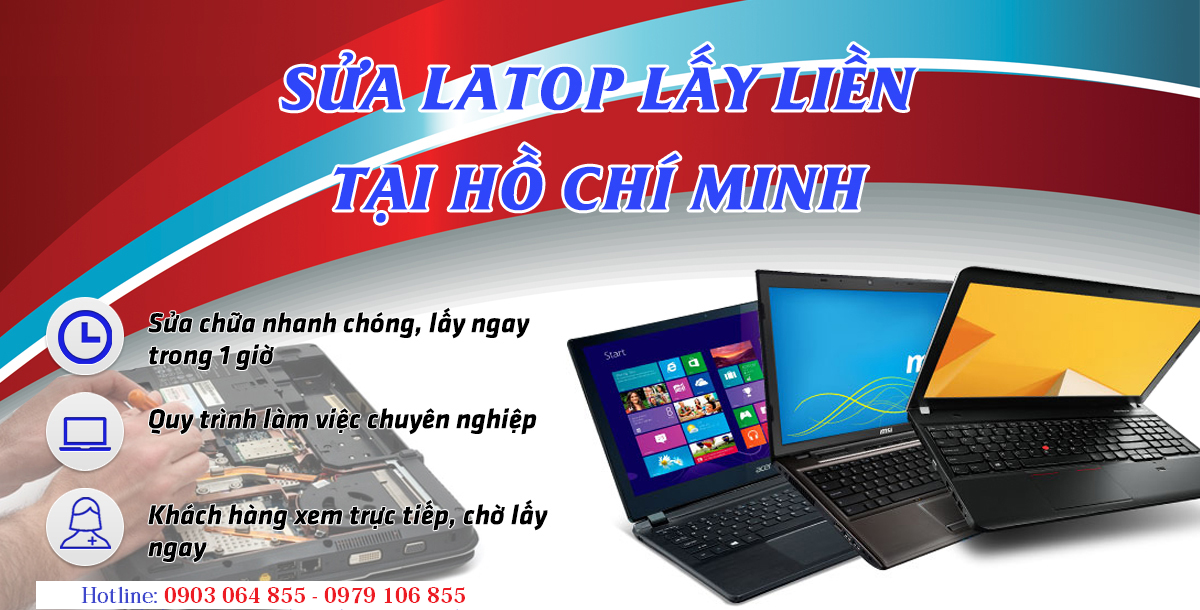 Dịch vụ sửa laptop Bình Tân giúp cư dân nơi đây xử lý dứt điểm những sự cố laptop