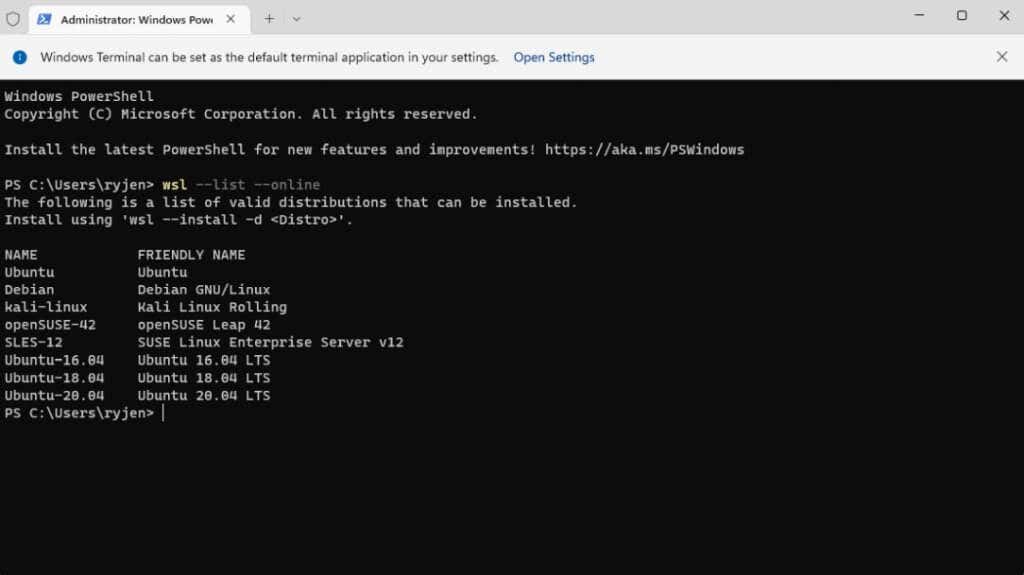 Cách cài đặt và sử dụng Bash trên Windows 11 7 1658745856 80 Cach cai dat va su dung Bash tren Windows 11