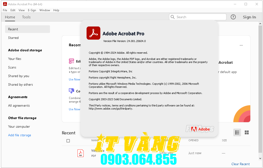 Tải Download Acrobat Pro Dc V2024 Bản Quyền Miễn Phí