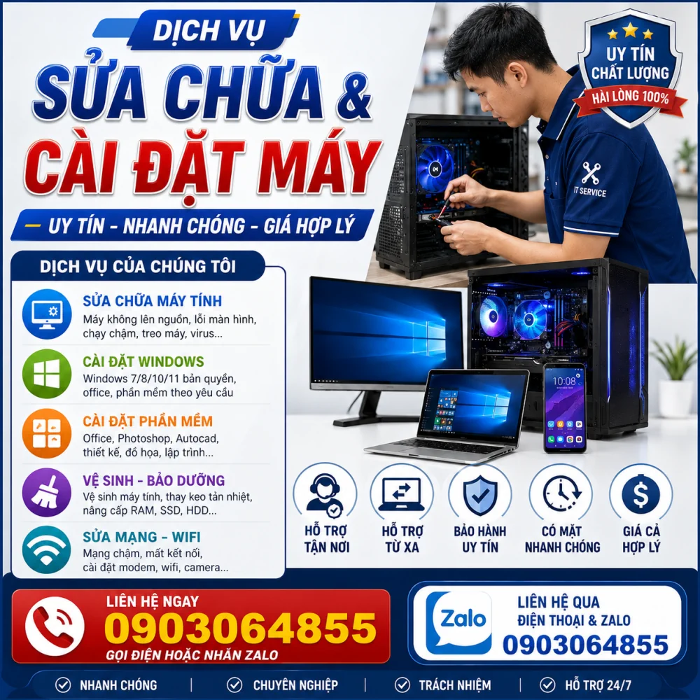 Sửa Cài Win Phần Mềm Máy Tính Phường Thục Phán, Cao Bằng Sửa Cài Win Phần Mềm Máy Tính Phường Thục Phán, Cao Bằng